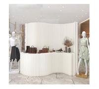 Paper Room Divider, Room Divider Foldable Paper Room Partition, Room Dividers Folding Privacy Screens With Storage Shelf, Home Office Hotel Diy Indoor Decoration Mobile W,White-1.5X2M/4.92X6.56Ft