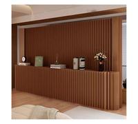 Paper Room Divider, Room Divider Folding Privacy Screen Display Rack, Modern Creative Decoration Folding Kraft Paper Wall Room Partition For Clothing Store Exhibition Lib,Brown-5X2 M/16.4X6.56 Ft
