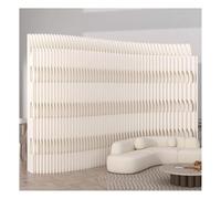 Paper Room Divider, Room Divider Home Office Room Divider For Home Office Studio,Portable Room Partition Paper Partition Panel Decorative Wall Folding Privacy Screen,Whit,White-2X1.8 M/6.56X5.9 Ft
