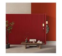 Paper Room Divider, Room Divider Indoor Room Divider Folding Privacy Screen, Red Thickened Kraft Paper Decoration Temporary Wall Partition Separators,Easy To Move And Sto,Red-5X2 M/16.4X6.56 Ft