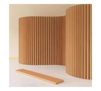 Paper Room Divider, Room Divider Portable Room Dividers And Folding Privacy Screens, Shape-Flexible Temporary Decoration Paper Wall Divider Partition For Hotel Exhibition,Brown-2X1.6 M/6.56X5.25 Ft