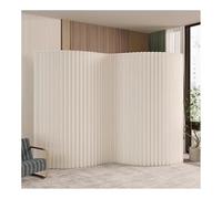 Paper Room Divider, Room Divider Portable Room Dividers Partition Folding Privacy Screen L 2-6M/H 1.6-2.4M, Lightweight Freestanding Divider Screen Paper Wall For Office,White-6X2.2 M/19.69X7.22 Ft