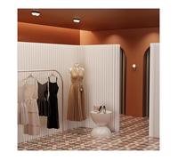 Paper Room Divider, Room Divider Retractable Folding Partition Screen For Clothing Store Beauty Salon, Waterproof Paper Panels Privacy Screen, Sturdy Base Decor Wall Sepa,White-6X1.8 M/19.69X5.9 Ft