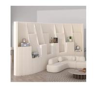Paper Room Divider, Room Divider Retractable Folding Room Divider Paper Privacy Partition, Freestanding Privacy Screens, Scalable And Expandable Partition Walls Storage D,White-1.8X4M/5.9X13.12Ft