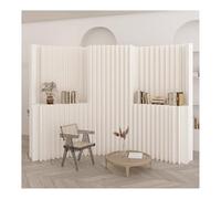 Paper Room Divider, Room Divider Retractable Paper Room Divider For Home Office Studio Coffee Shop Clothing Store,Room Divider Privacy Screen Storage Display Paper Partit,White-5X2.4M/16.4X7.87Ft