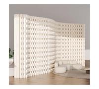 Paper Room Divider, Room Divider Retractable Room Divider Folding Privacy Screen, 5-9 Ft Tall Paper Wall Partition Room Separator Home Office Flower Shop Festival Party D,White-4X2.4 M/13.12X7.87 Ft