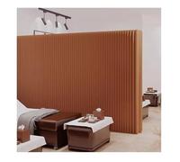 Paper Room Divider, Room Divider Shape-Flexible Folding Room Divider Privacy Screen,Waterproof | Tear Resistant Paper Panel Temporary Decorative Wall Home Office Hotel Pa,Brown-5X2 M/16.4X6.56 Ft