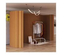 Paper Room Divider, Room Divider Waterproof Paper Room Divider Wall Folding Privacy Screen For Clothing Store Studio,Shape-Flexible Diy Decor Wall Partition Home Office R,Brown-2X1.6 M/6.56X5.25 Ft