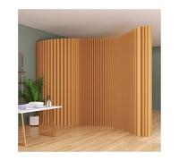Paper Room Divider, Room Divider Waterproof Paper Room Divider Wall Folding Privacy Screen,Shape-Flexible Diy Decor Wall Partition For Home Office Hotel Room Separator,Br,Brown-5X1.8 M/16.4X5.9 Ft