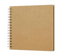 Paper Scrapbook Album - 8x8 Inch Hardcover | Photo Album Wedding, & Memories | Easy-Open Ring Binder, Includes Drawing Materials Personalization, Perfect For Birthdays & Special Occasions