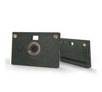 Paper Shoot Camera Bundle - Funda de piel con textura Verde abeto