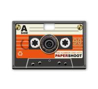 Paper Shoot Estuche de papel con diseños retro Cassette