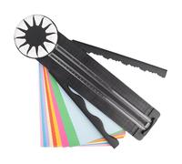 Paper Slicer - Acrylic, 46.2x16.5cm Edge Slicer Smooth Cutting | Slip-Proof And Rotatable Multifunctional Paper Trimmer, Rotary Cutter For A4, Documents, Crafts, Office, School, Home Use