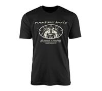 Paper Street Soap Company - Camiseta negra para hombre, diseño de novela, historia, lucha, club, cine clásico, cine, película, insomnio, primera regla, regalo unisex, Black Prime, 50