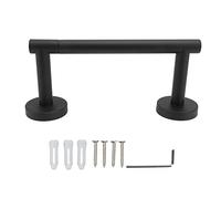 Paper Towel Holder Stainless Steel Rustproof Strong Bearing Capacity Paper Towel Rolls Rack for Kitchen Bathroom Office Home 304 Stainless Steel 2 Pack (Black)