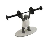 Paper Towel Holder, Toilet Paper Stand, Creative Tissue Roll Rack, Unique Bathroom and Bedroom Organizer, 3D Printed Weightlifting Figure for Gym Lovers, 9,45 x 6,3 x 3,54 pulgadas