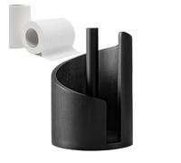 Paper Towel Holder - Wooden Countertop Dispenser Rack, Easy Tear Kitchen Roll Stand with Iron Frame | Wooden Paper Towel Holder Stand for Bathroom Dining Table Farmhouse Shelf Home Decor