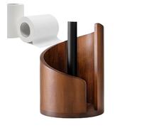 Paper Towel Holder - Wooden Paper Towel Holder, Rustic Papers Towels Holders, Dispenser Rack | Wood Papers Towell Stand For Bathroom Dining Table Cabinet Farmhouse Shelf Home Apartment