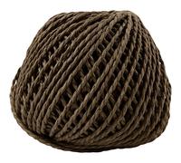 Paper Yarn, thickness 2,5-3 mm, dark brown, 150 g (Importación USA)