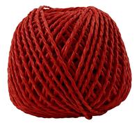 Paper Yarn, thickness 2,5-3 mm, red, 150 g (Importación USA)