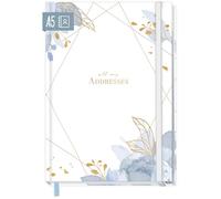 paper&you® Agenda A5 con índice A-Z [Time to Grow] para contactos, cumpleaños y contraseñas - sostenible y respetuosa con el clima