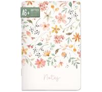 paper&you® cuaderno de notas A6+ cuadrícula de puntos "Wild Blossoms" con 64 páginas, mini diario de puntos - sostenible & respetuoso con el clima