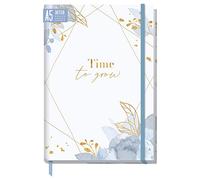 paper&you® Dotted Journal punteado A5 con banda elástica [Time to Grow] 156 páginas - cuaderno a puntos, diario - sostenible & respetuoso con el clima