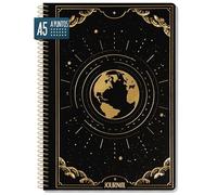 paper&you® Dotted Journal punteado A5 con encuadernación en espiral "New Adventures" 160 páginas, cuaderno con puntos - sostenible y respetuoso con el clima