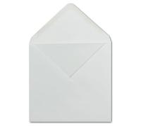 Paper24 - Lote de 25 sobres color blanco 150 x 150 mm, 100 g/m² nassklebung Post de sobres sin ventana Ideal para Navidad Tarjetas de felicitación invitaciones de glüxx en su Agent