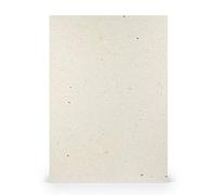 PAPERADO 25x Papel de Carta DIN A4 - Terra Vanilla Blanco Crema Beige 100 g/m² - Hojas de Papel para Manualidades e Impresión de 29,7 x 21 cm