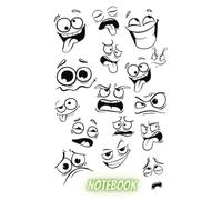 Paperback Blank Notebook: Silly Faces / Funny Faces Notebook / Journal, Lined Paper, College Ruled, Paperback, 6”x9”: Composition Notebook for Adults, Kids, Teens, Students, School, Business, Office.