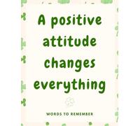 Paperback Journal Gifts for Women and Men - 8.5x11 Inch, Farewell Gifts for Coworkers Journal, Coworker Leaving Gift Journals for Writing, Notebooks ... A positive attitude changes everything