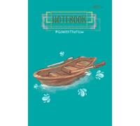 Paperback Journal Lined Notebook: Creative Go with the Flow Theme Cover