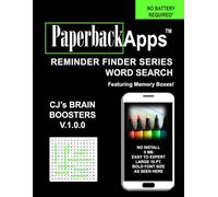 PaperbackApps Reminder Finder Series Word Search: CJ's Brain Boosters