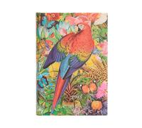 Paperblanks 12 meses 2025 | Jardín tropical | Mini | diario | Cierre con banda elástica