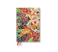 Paperblanks 2025-2026 Gaudi's Sun Gaudi's Mosaics 18-Month Planner Mini Horizontal Wrap 208 Pg 80 GSM