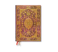 Paperblanks 2025-2026 the Orchard Persian Poetry 18-Month Planner MIDI Horizontal Elastic Band 208 Pg 80 GSM