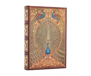 Paperblanks 2026 Blue Luxe Design Luxe - Calendario de 12 meses (mini, horizontal, cierre elástico, 160 pg, 100 g/m²)