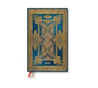 Paperblanks 2026 Blue Luxe Luxe Design 12-Month Planner Maxi Horizontal Elastic Band 160 Pg 100 GSM