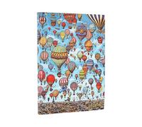 Paperblanks | 2026 Festival de globos | Pierre, el detective de laberintos | 18 Meses Flexis | Midi | Apaisado | Cierre con Banda Elástica | 224 Pg | 80 GSM