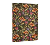 Paperblanks | 2026 Flores Silvestres | Creaciones Juguetonas | 12 Meses Flexis | Midi | Diaria | Cierre con Banda Elástica | 432 Pg | 80 GSM