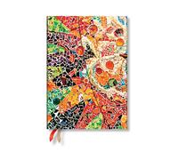 Paperblanks 2026 Gaudi's Sun Gaudi's Mosaics 12-Month Planner MIDI Vertical Wrap 160 Pg 100 GSM