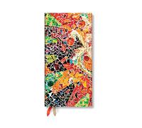 Paperblanks 2026 Gaudi's Sun Gaudi's Mosaics 12-Month Planner Slim Horizontal Elastic Band 160 Pg 100 GSM