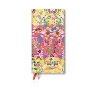 Paperblanks 2026 Kara-Ori Pink Japanese Kimono 12-Month Planner Slim Horizontal Elastic Band 160 Pg 100 GSM