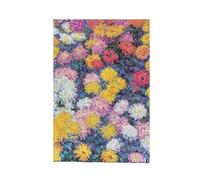 Paperblanks | 2026 Los Crisantemos de Monet | Los Crisantemos de Monet | 12 Meses | Mini | Horizontal | Cierre con Banda Elástica | 160 Pg | 100 GSM