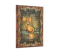 Paperblanks | 2026 Los hermanos Grimm, El príncipe rana | Colección Cuentos Populares | 13 Meses | Midi | Apaisado | Cierre con Banda Elástica | 160 Pg | 100 GSM
