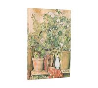 Paperblanks | 2026 Macetas de terracota y flores de Cezanne | Macetas de Terracota y Flores de Cezanne | 12 Meses Flexis | Maxi | Diaria | Cierre con Banda Elástica | 400 Pg | 80 GSM