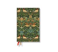 Paperblanks 2026 Morris Birds William Morris 12-Month Planner Flexis Mini Vertical Elastic Band 176 Pg 100 GSM