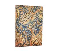 Paperblanks | 2026 Morris Danza del Viento | William Morris | 13 Meses | Midi | Apaisado | Cierre con Banda Elástica | 160 Pg | 100 GSM