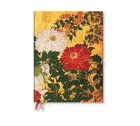 Paperblanks 2026 Natsu Rinpa Florals 12-Month Planner Flexis Ultra Vertical Elastic Band 176 Pg 100 GSM